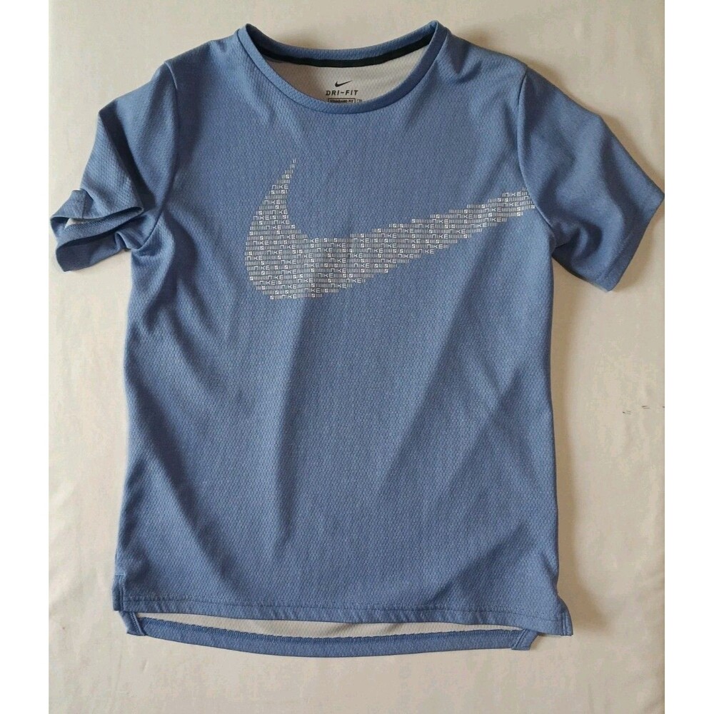 NIKE Pro Dri-Fit, Standard Fit, T-Shirt Size XL Boys, Blue DB5536-480